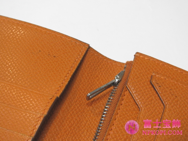 エルメスジュラⅡ二つ折り財布ルージュHERMES328031